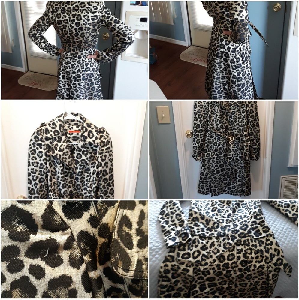 Alice & Olivia leopard coat